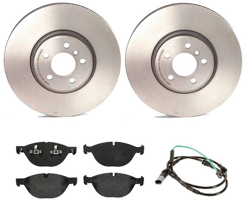 BMW Brembo Brake Kit - Pads and Rotors Front (365mm) (Low-Met) 34356792568 - Brembo 1519221KIT